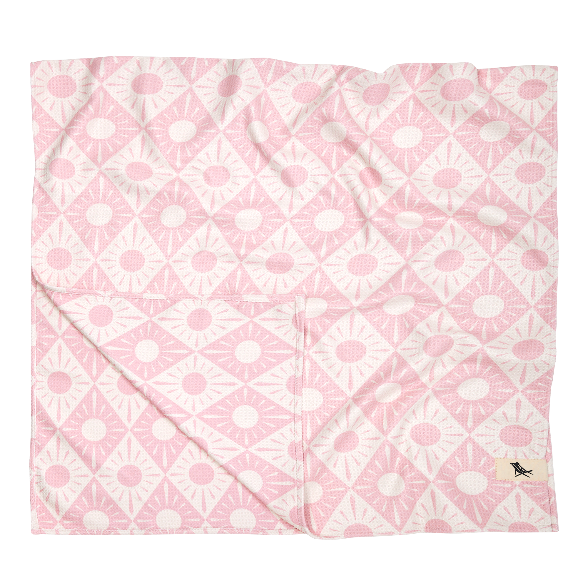 Large Bath Towel - Diamond Pink