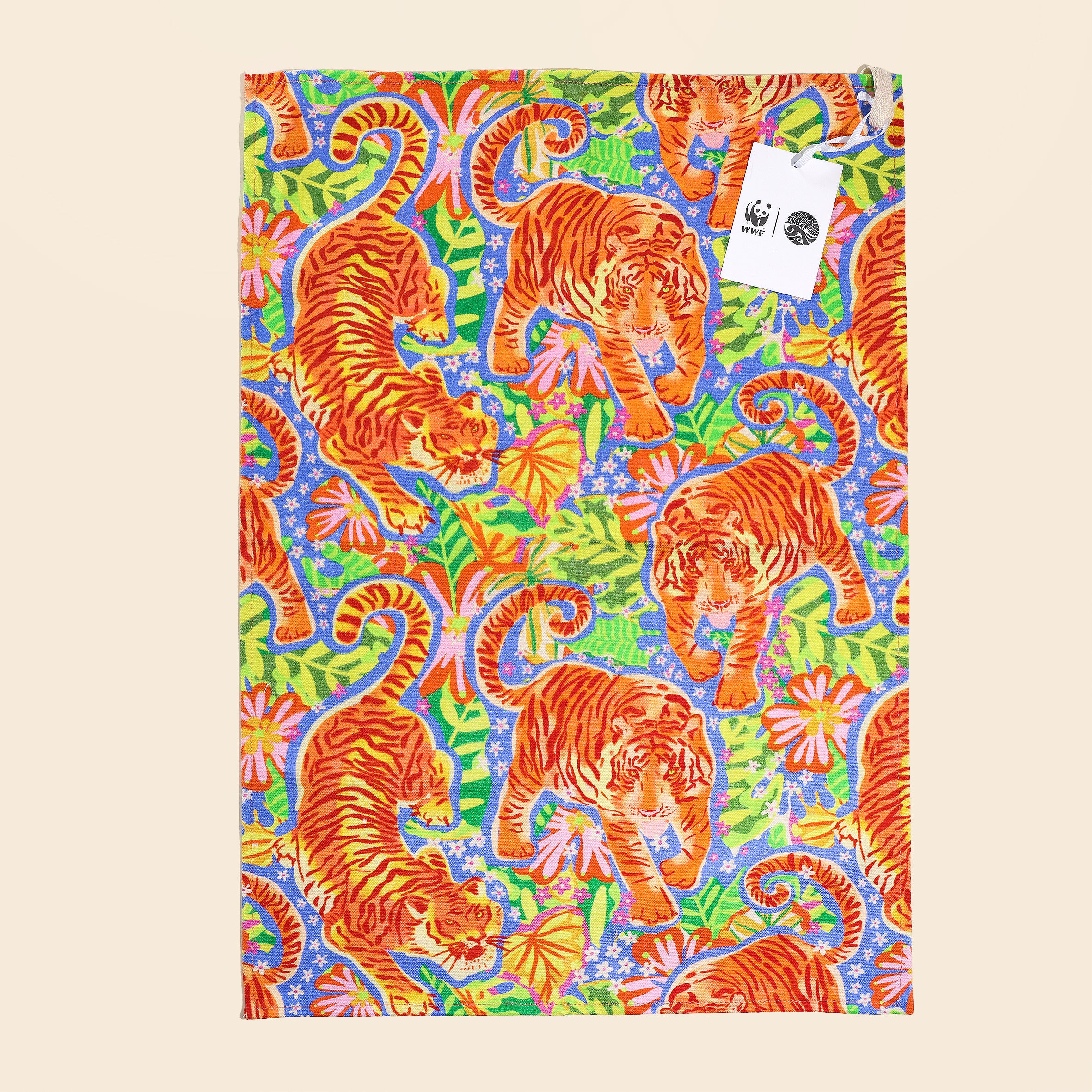 WWF Jungle Roar Tea Towel