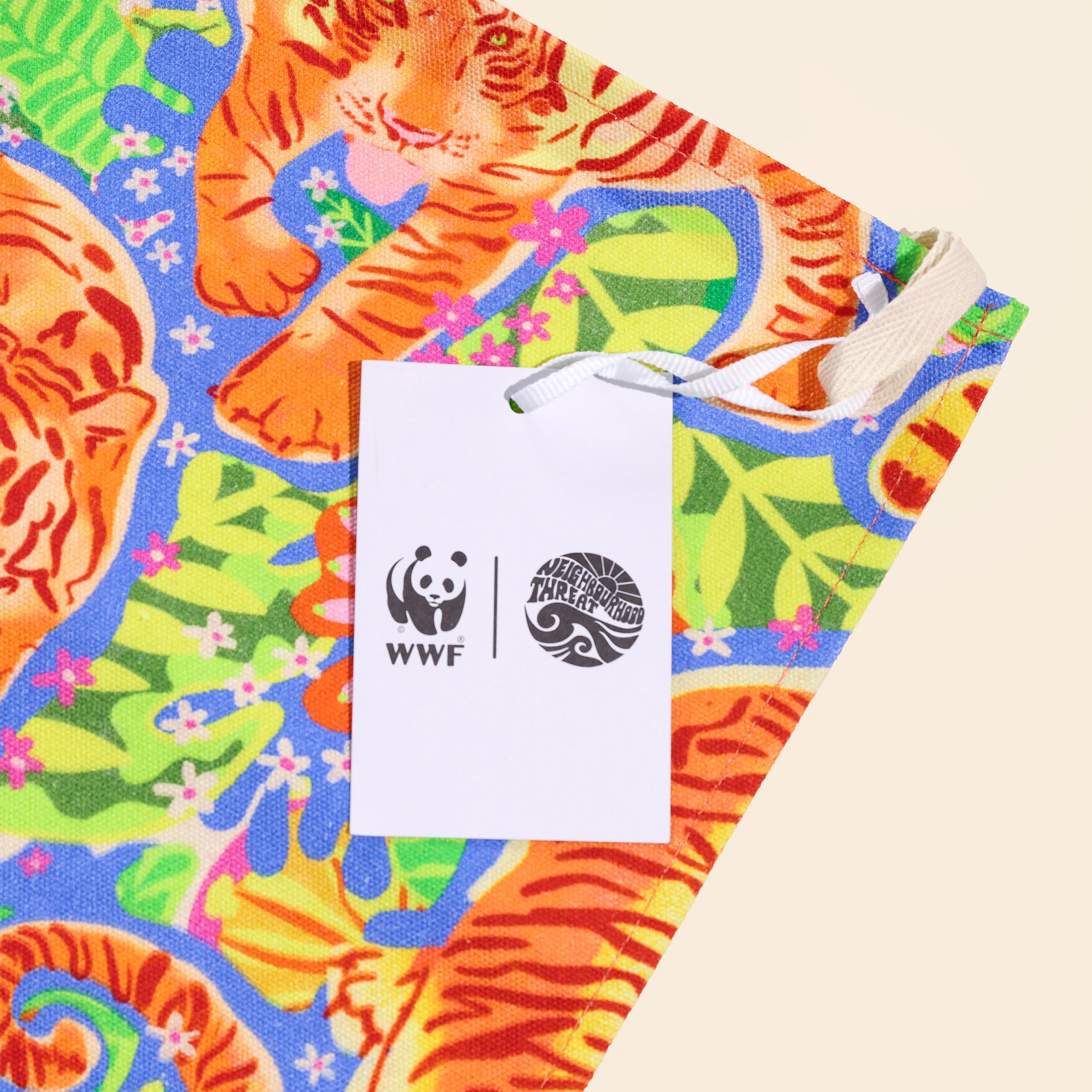 WWF Jungle Roar Tea Towel