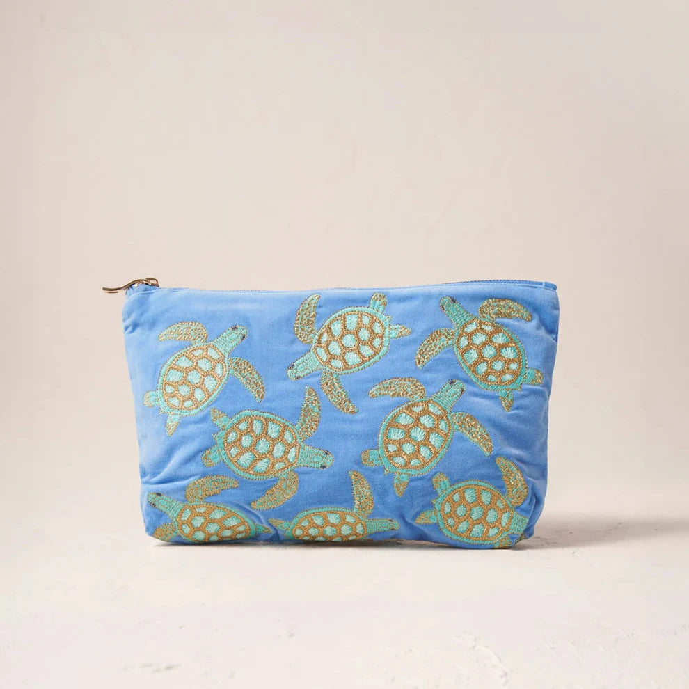 Turtle Everyday Pouch - Caribbean Blue