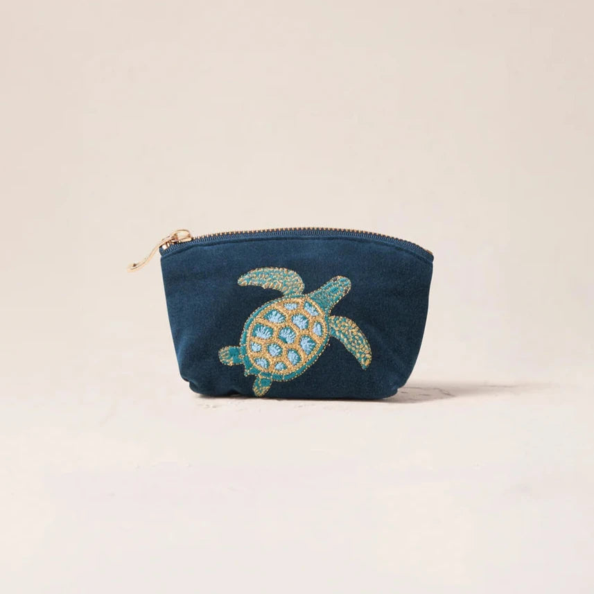 Turtle Coin Purse - Marine Navy