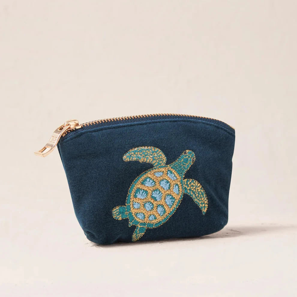 Turtle Coin Purse - Marine Navy