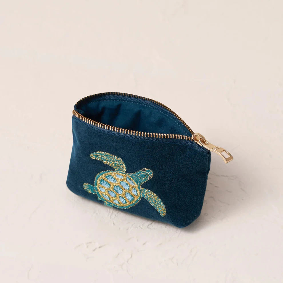 Turtle Coin Purse - Marine Navy