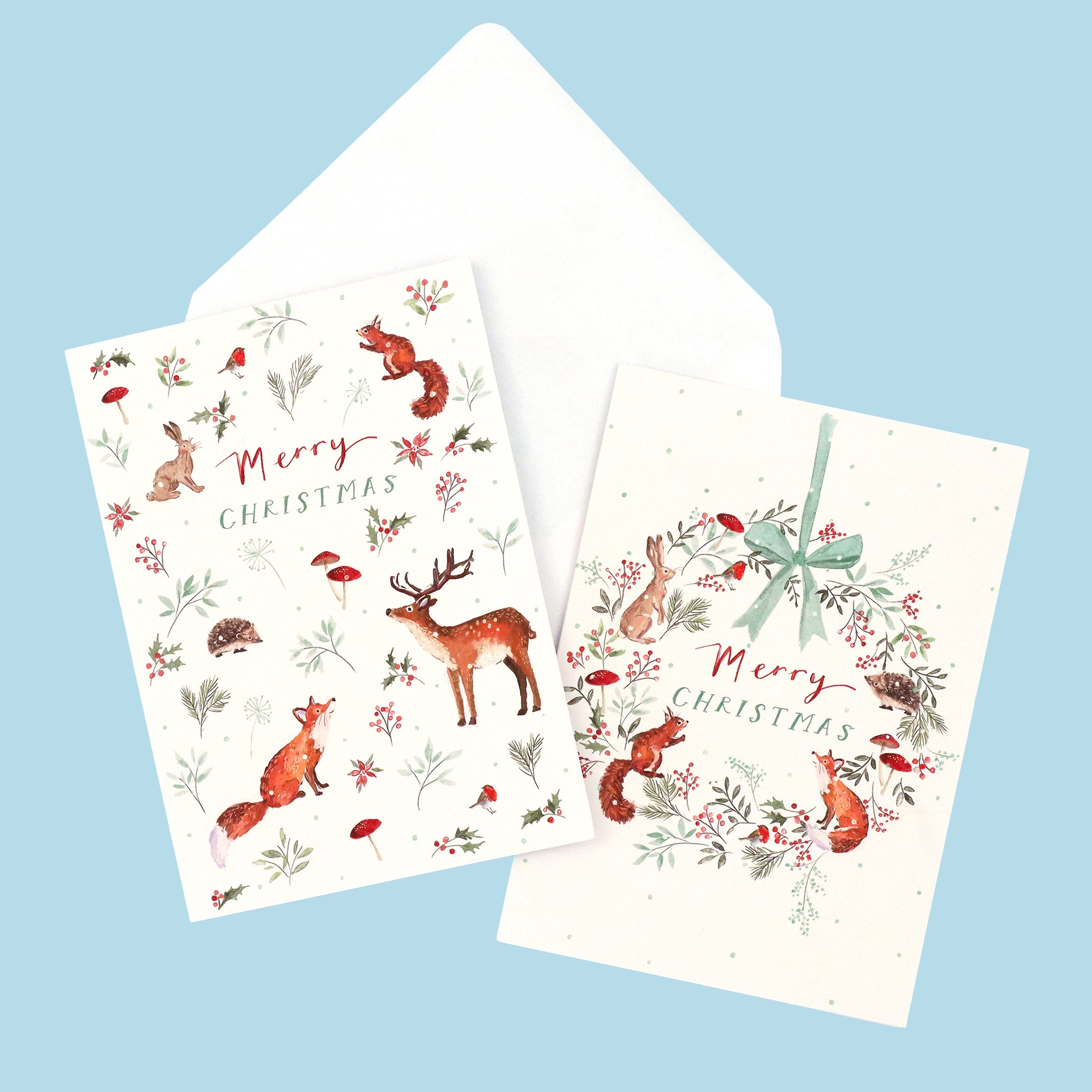 Winter Woodlands Christmas Cards (multipack of 8)