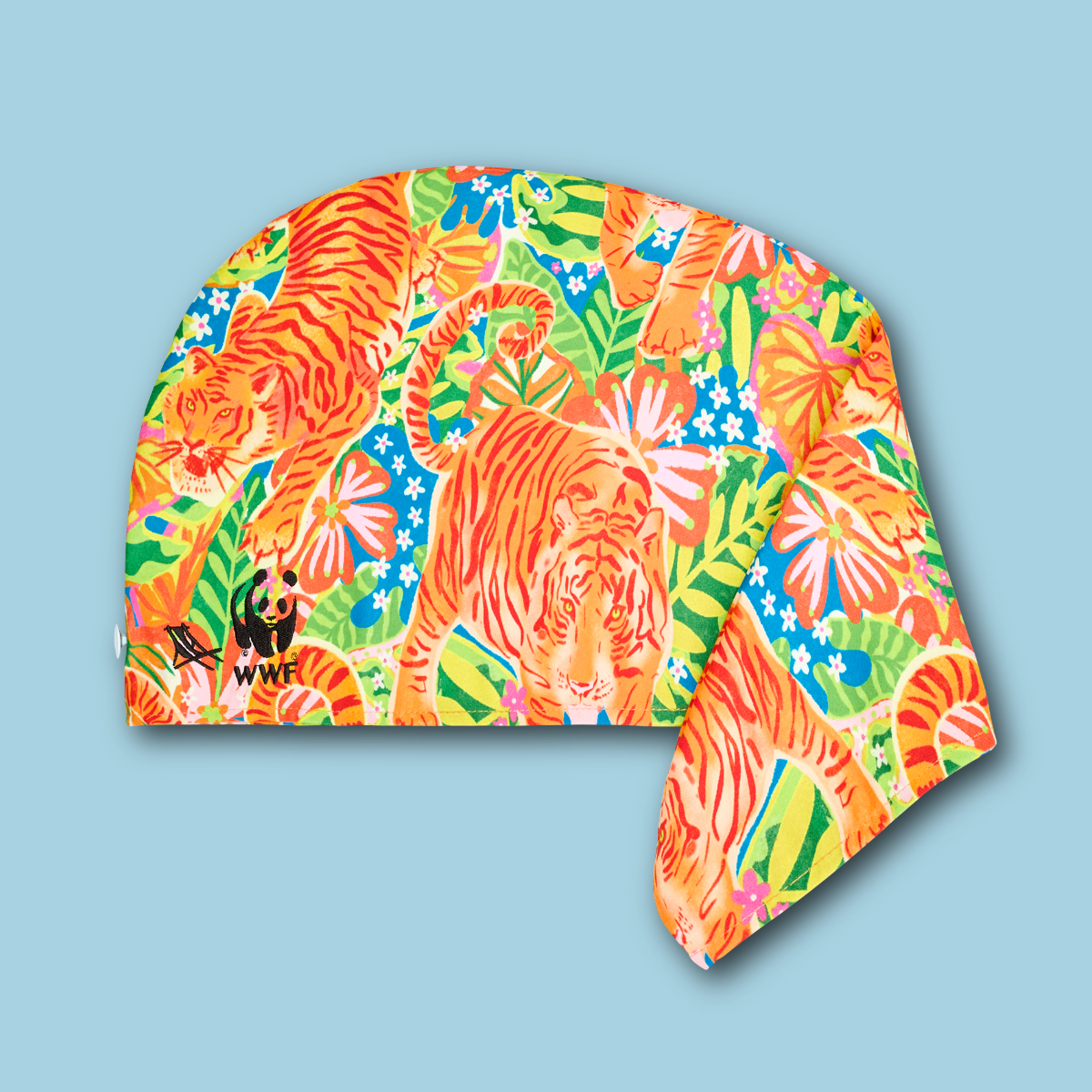 Exclusive WWF x Dock & Bay Hair Wrap - Jungle Roar