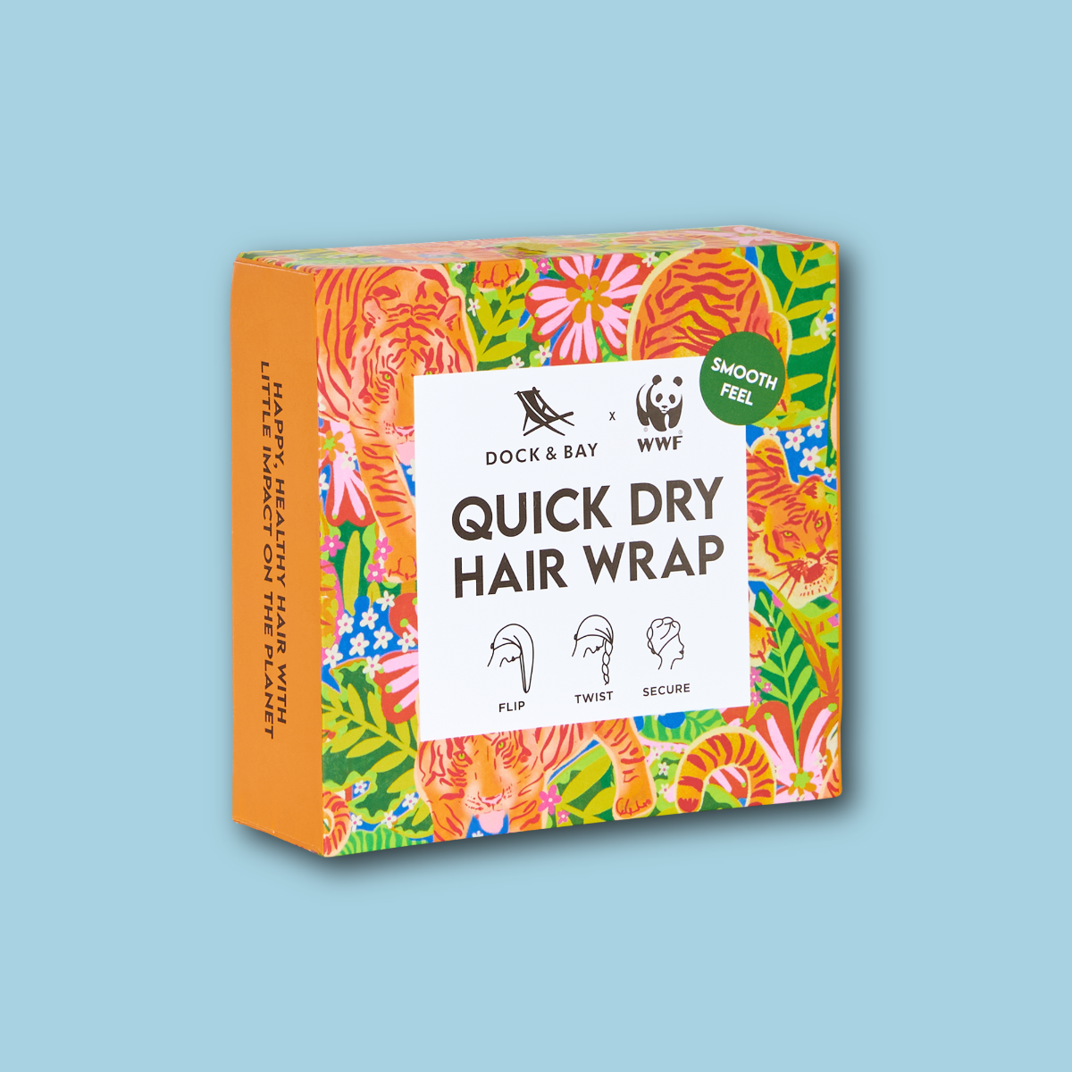 Exclusive WWF x Dock & Bay Hair Wrap - Jungle Roar