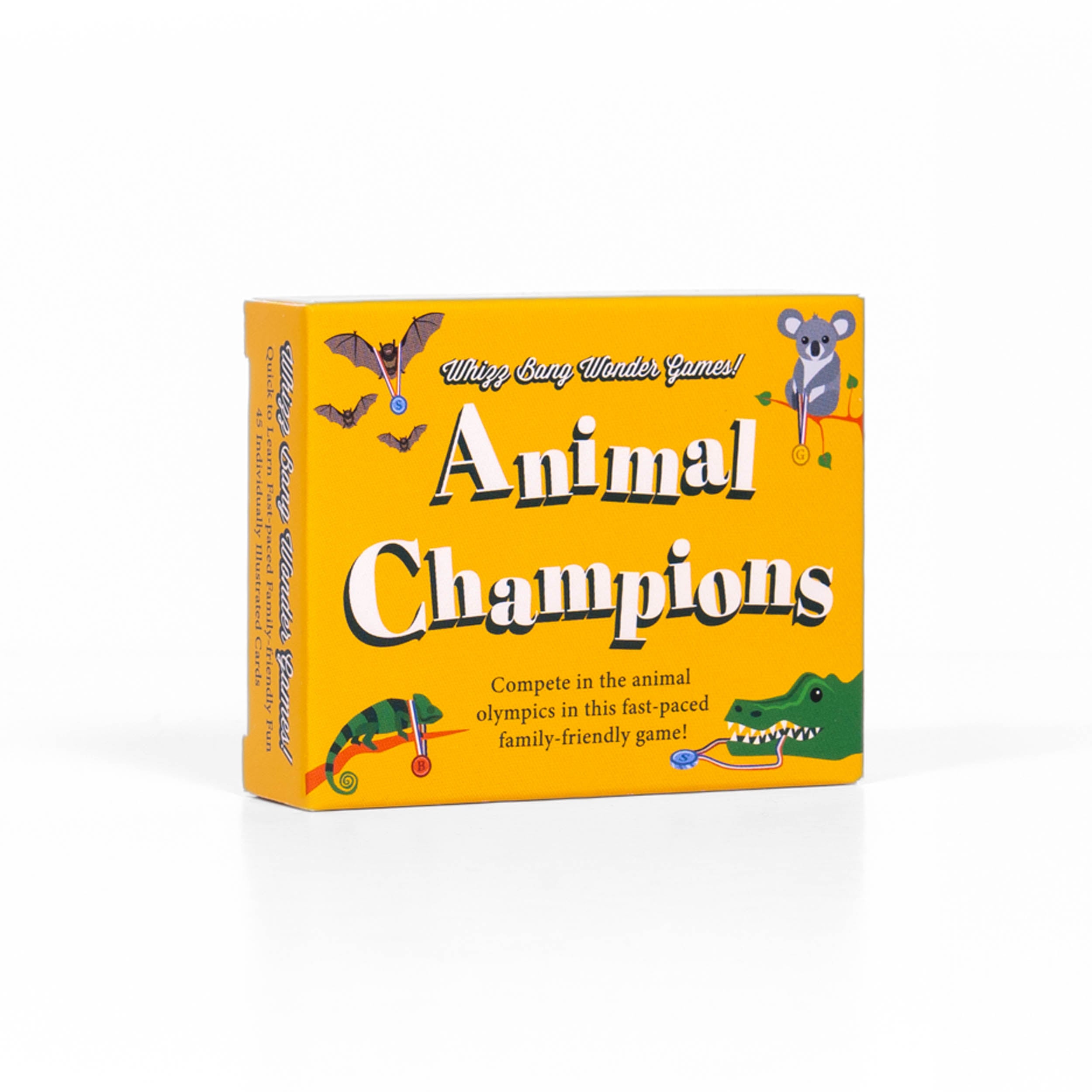 Animal Champions Card Game box on side on white background