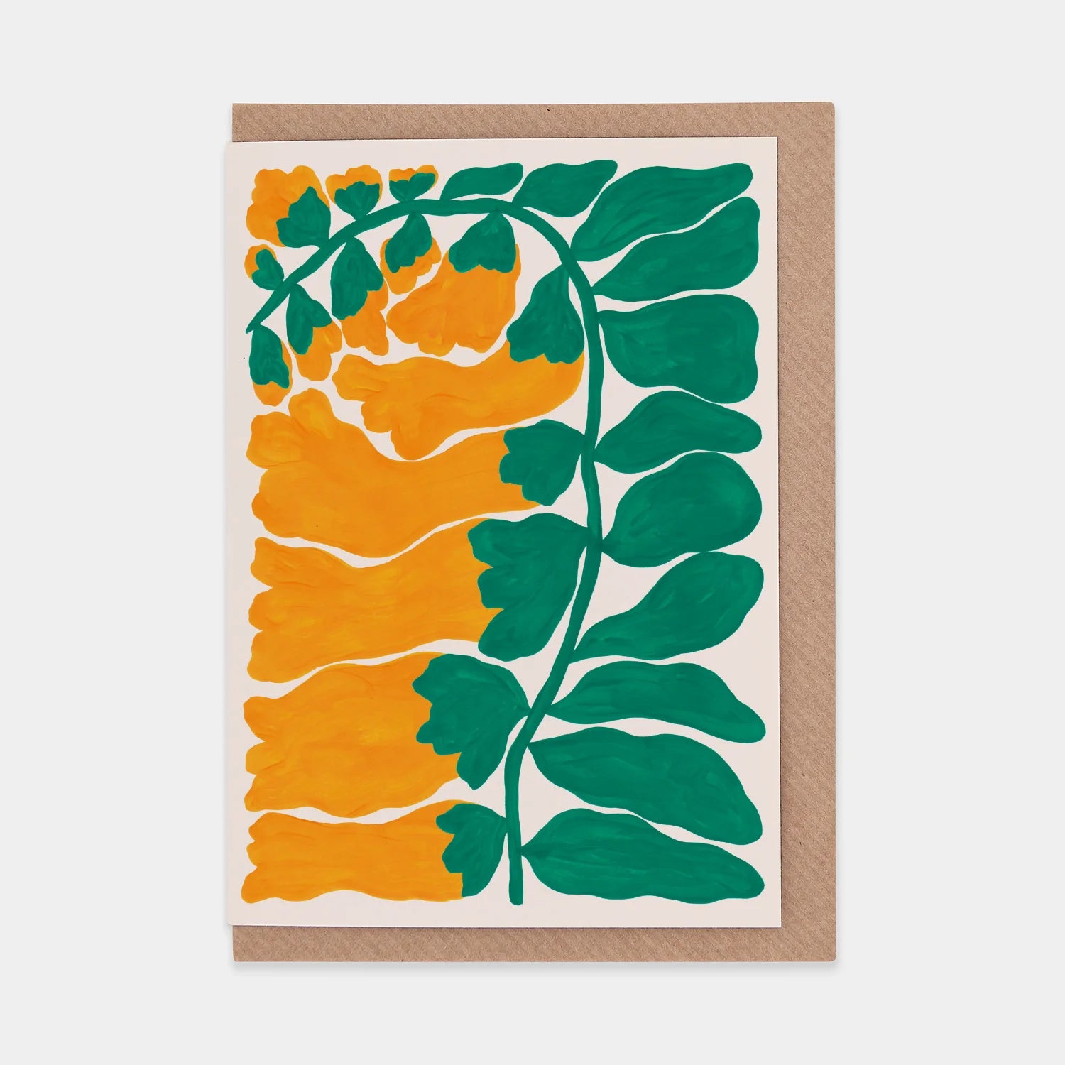 Evermade x Liv Lee - Foxglove (Yellow) WWF Greetings Card