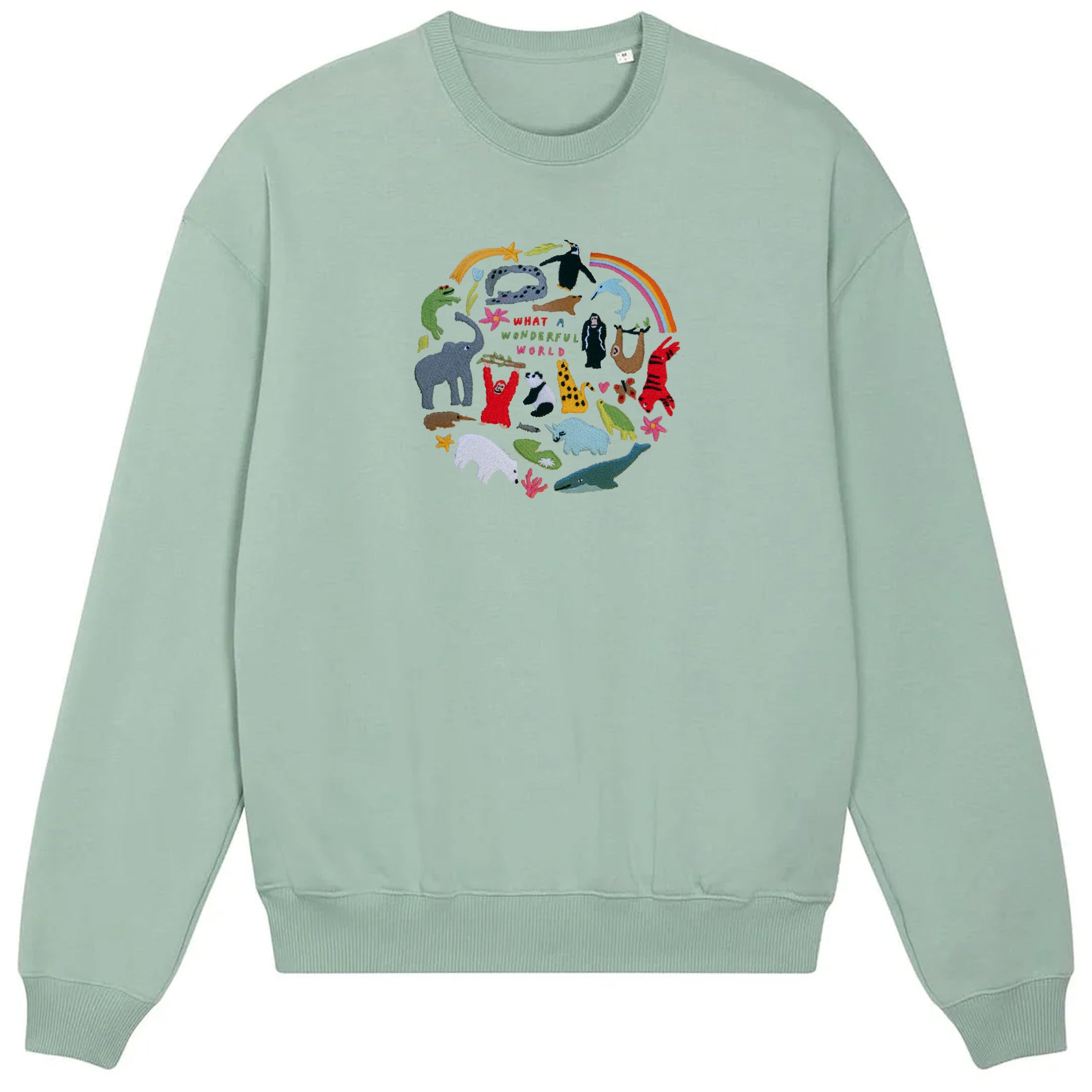 WWF Limited Edition 'What A Wonderful World' Embroidered Adults Sweatshirt