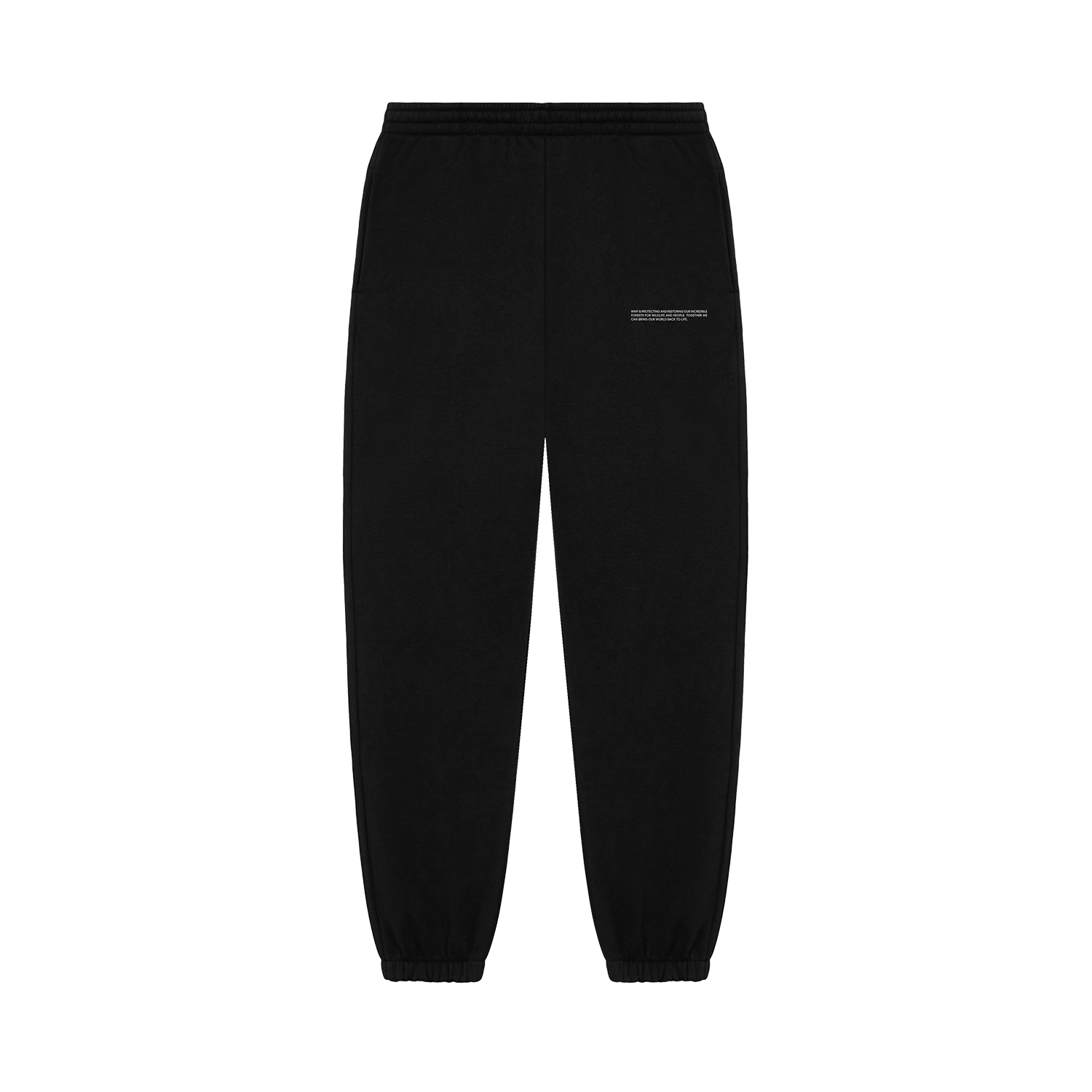 PANGAIA Unisex Track Pants - Black