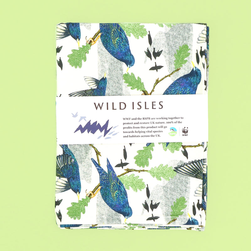 Wild Isles Tea Towel