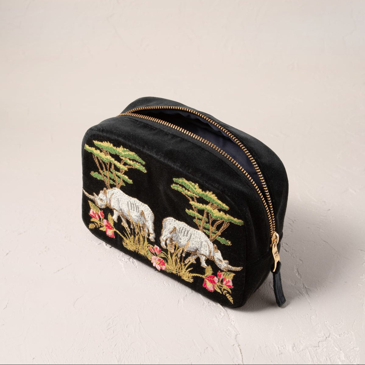 Wild Rhino Makeup Bag - Charcoal