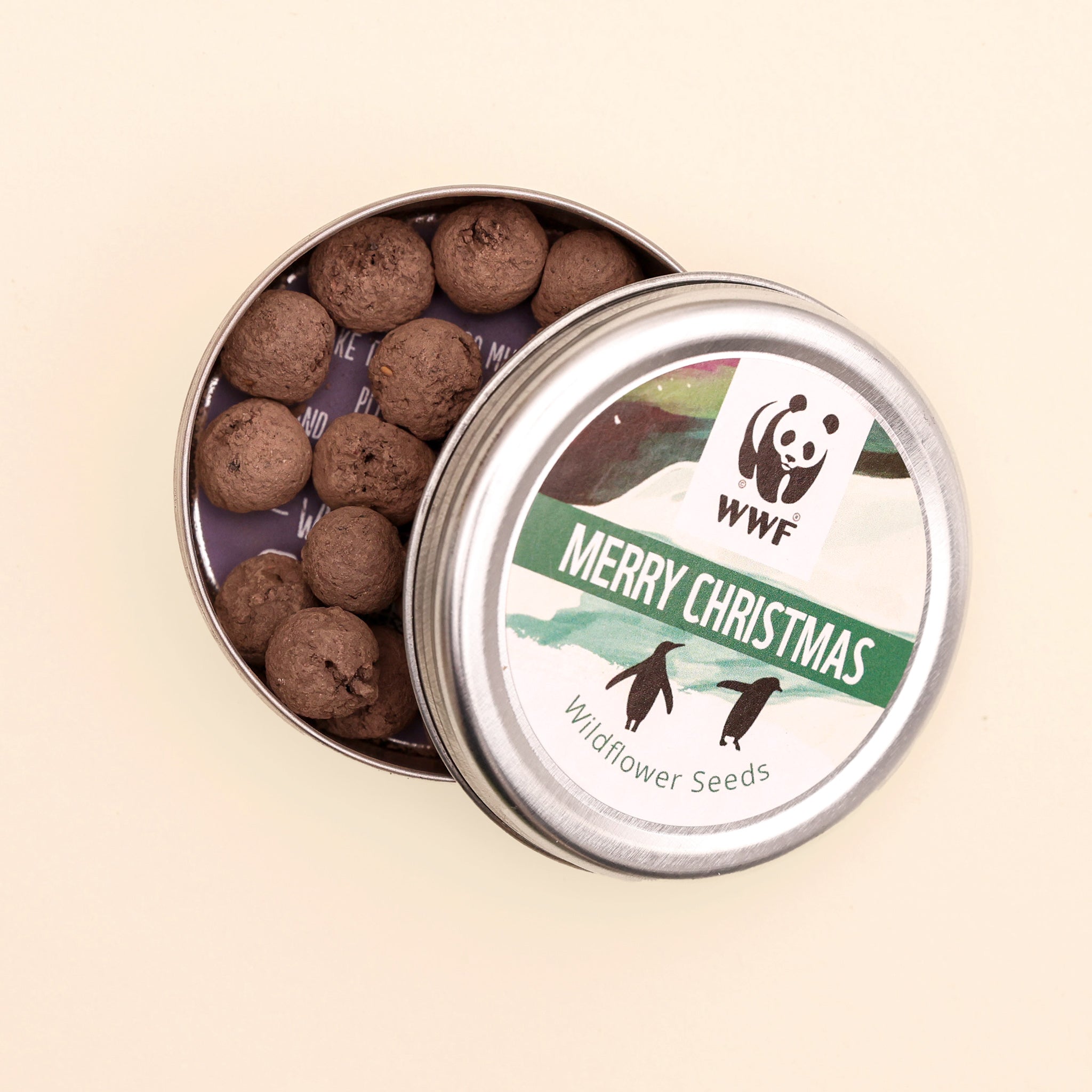 Limited Edition Christmas Seedball Wildflower Tin