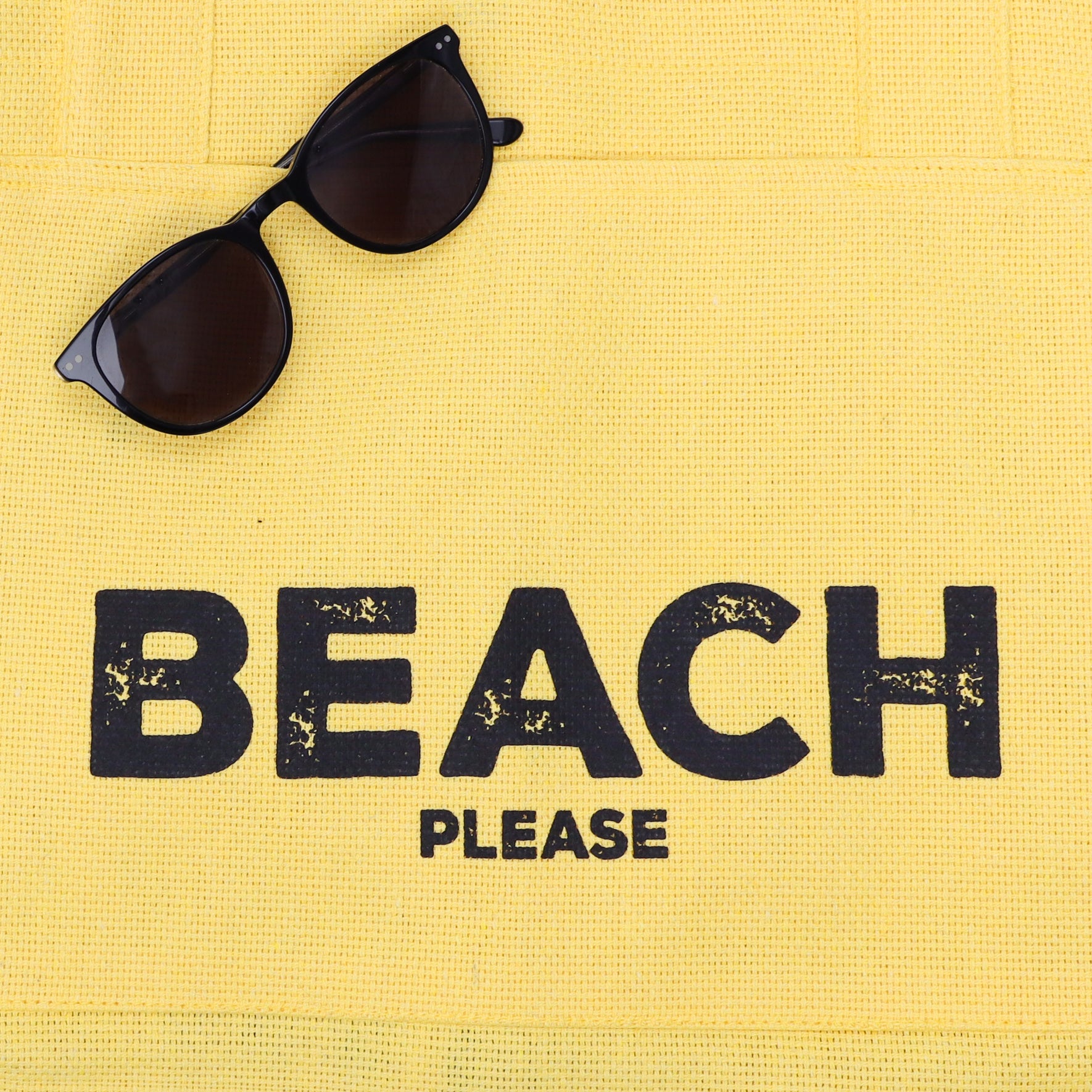 Cotton Beach Bag - Yellow