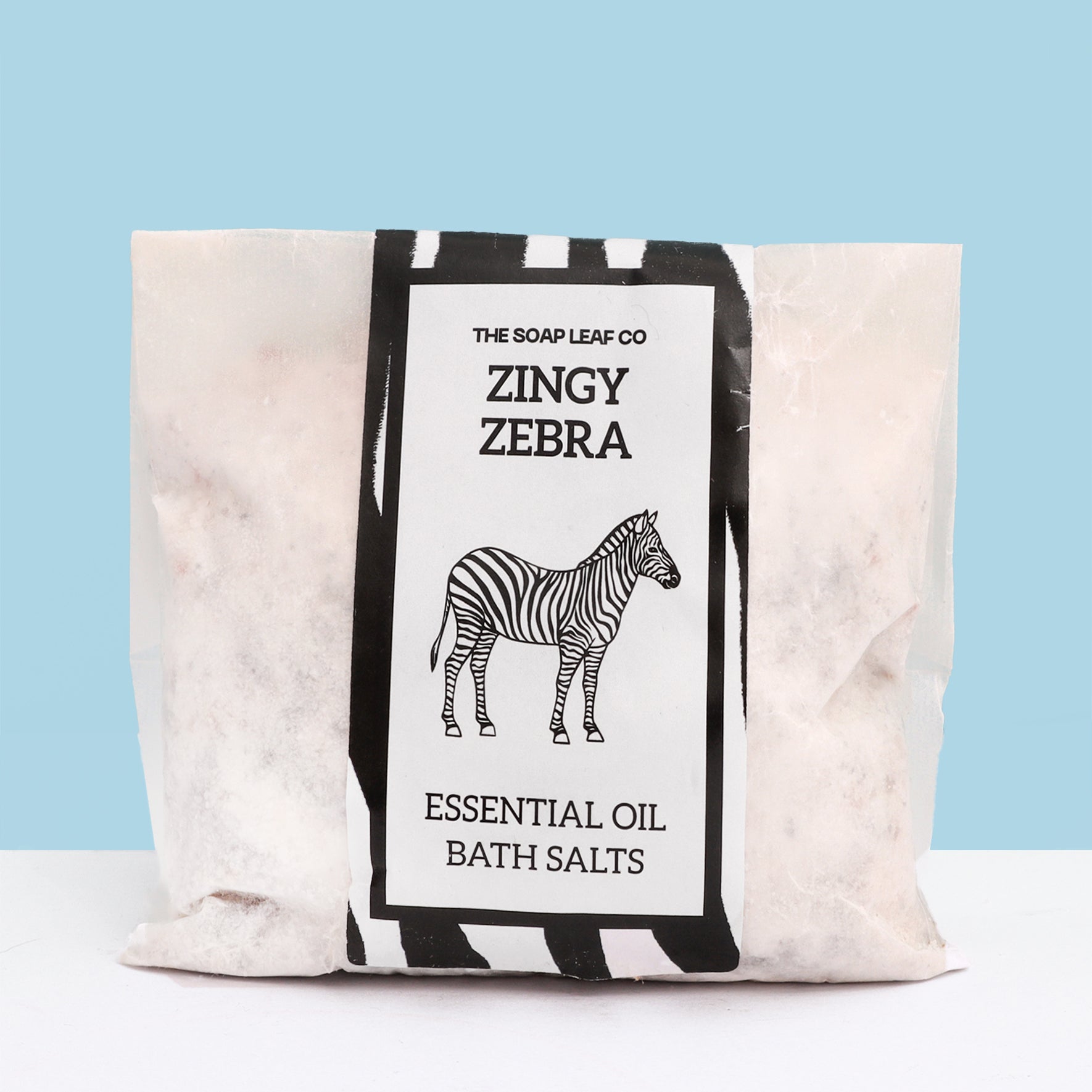 Essential Oil Bath Salts 250g - Zingy Zebra