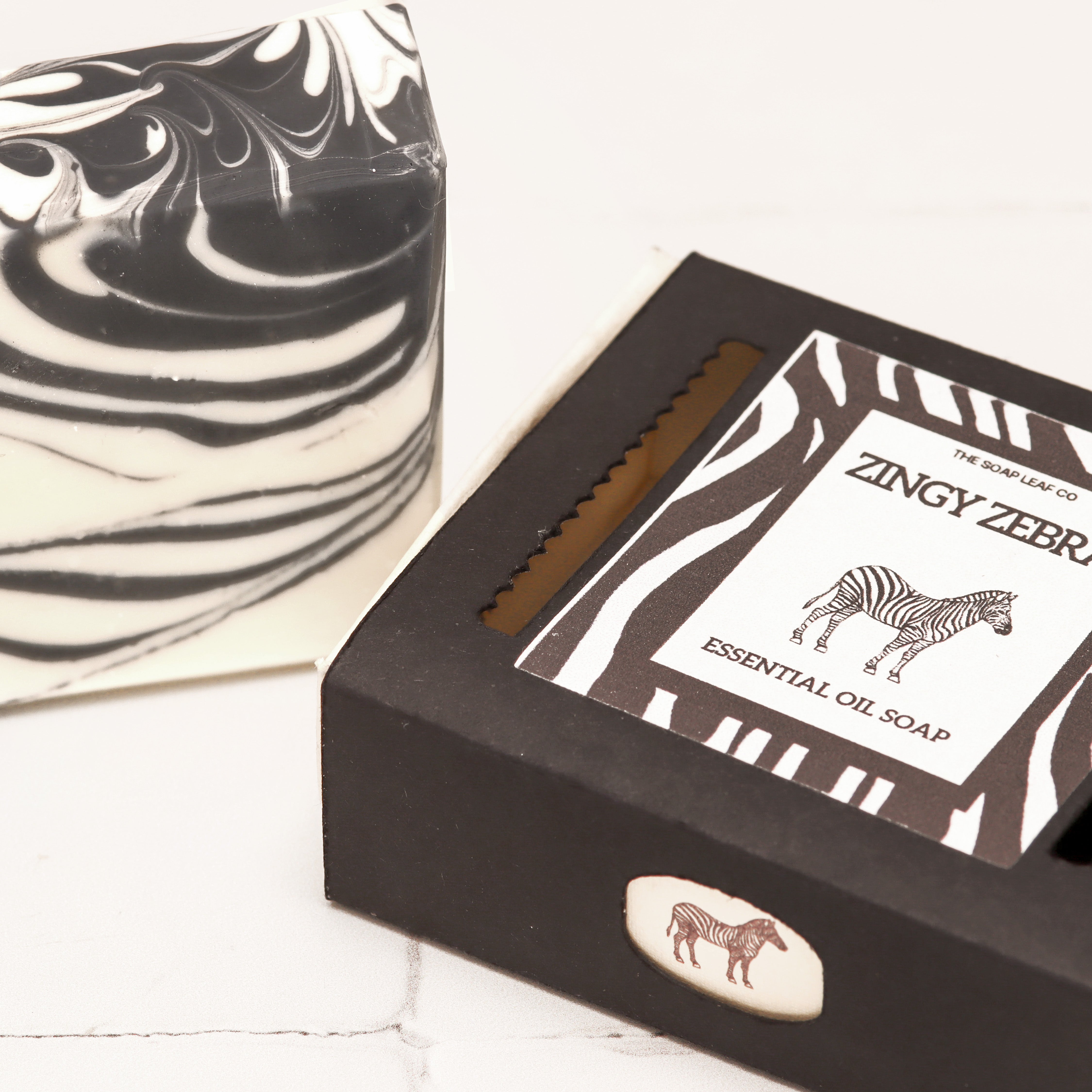 Essential Oil Soap - Zingy Zebra