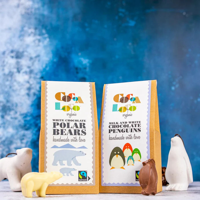 White and Milk Chocolate Penguins 100g