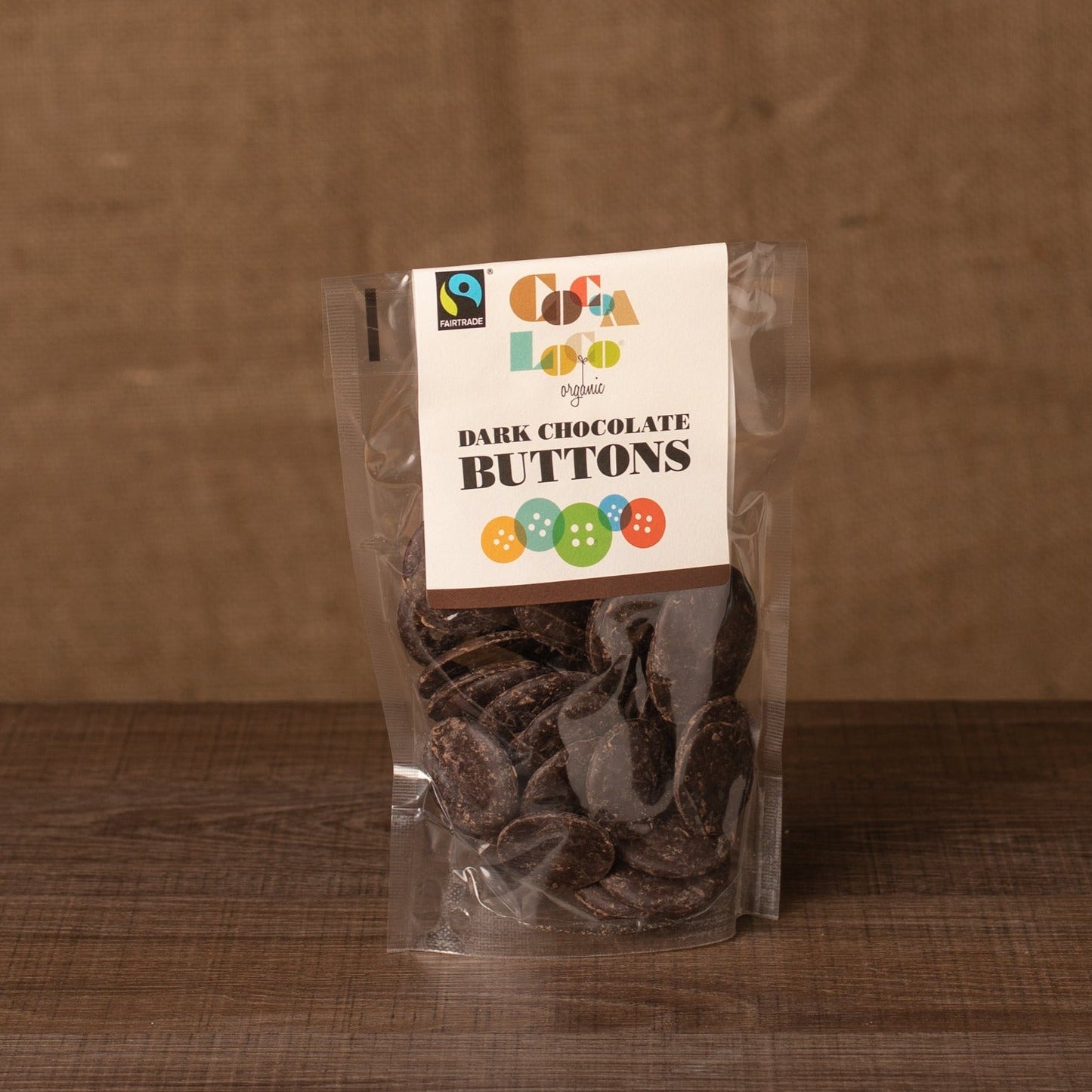 Cocoa Loco Organic Chocolate Buttons 100g