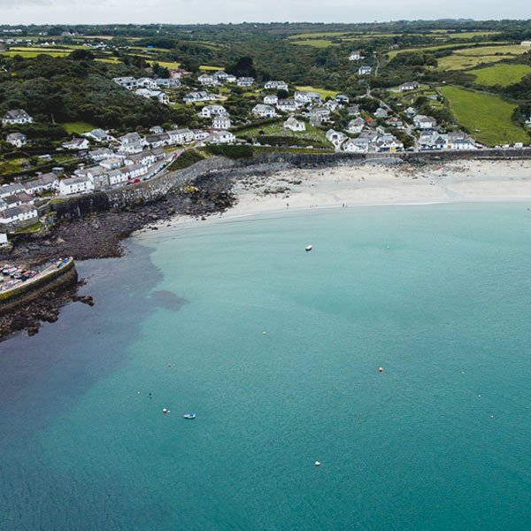 Behaviour Change Cornwall Coverack Beach Black Bracelet