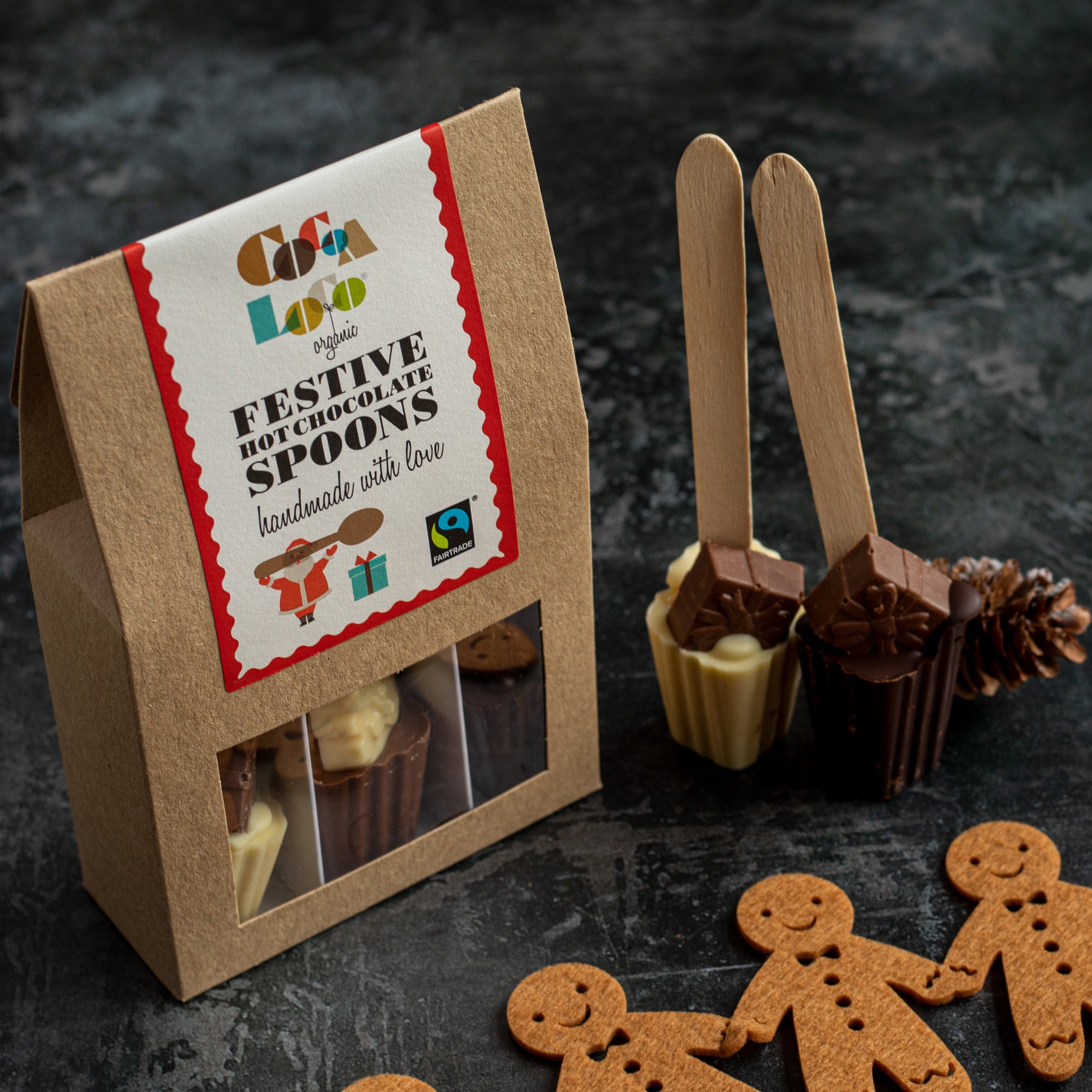 Festive Hot Chocolate Spoon Set