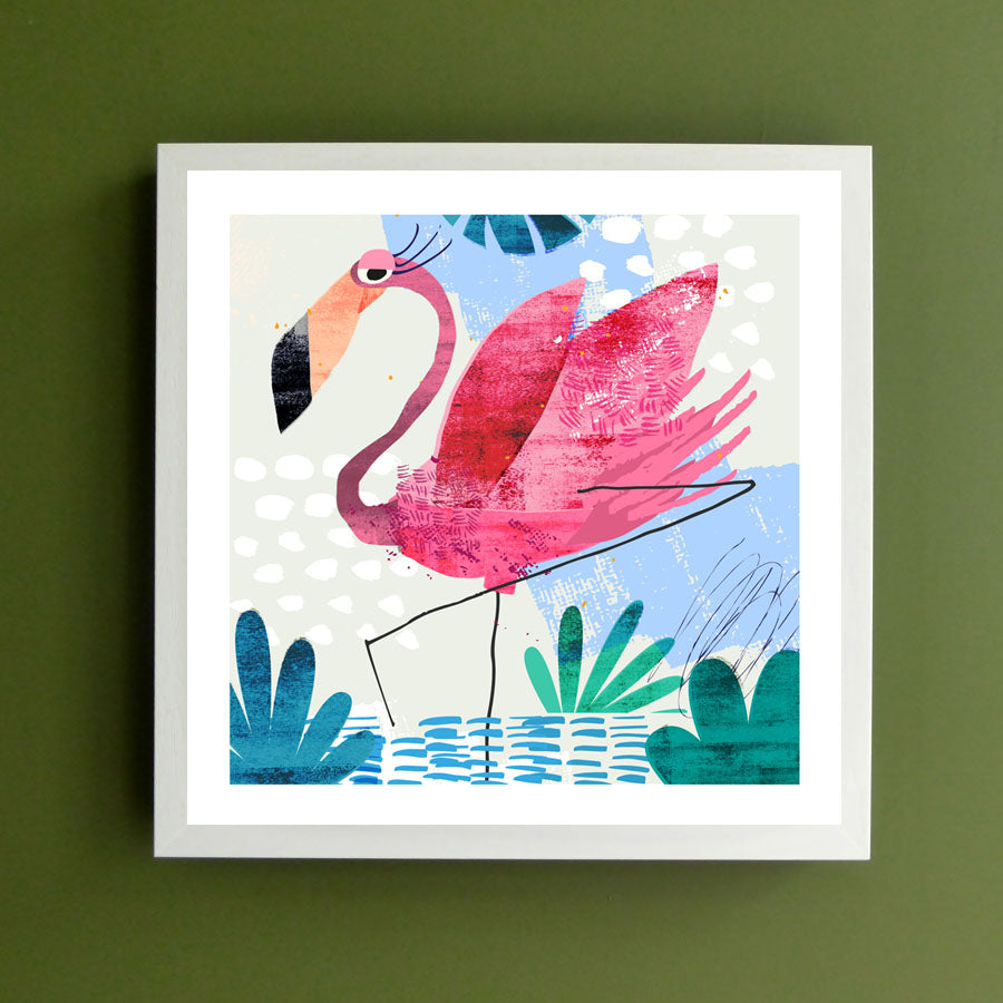 Flamingo Print