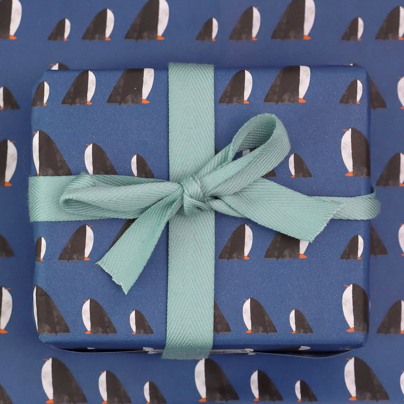 Penguin March Gift Wrapping Paper