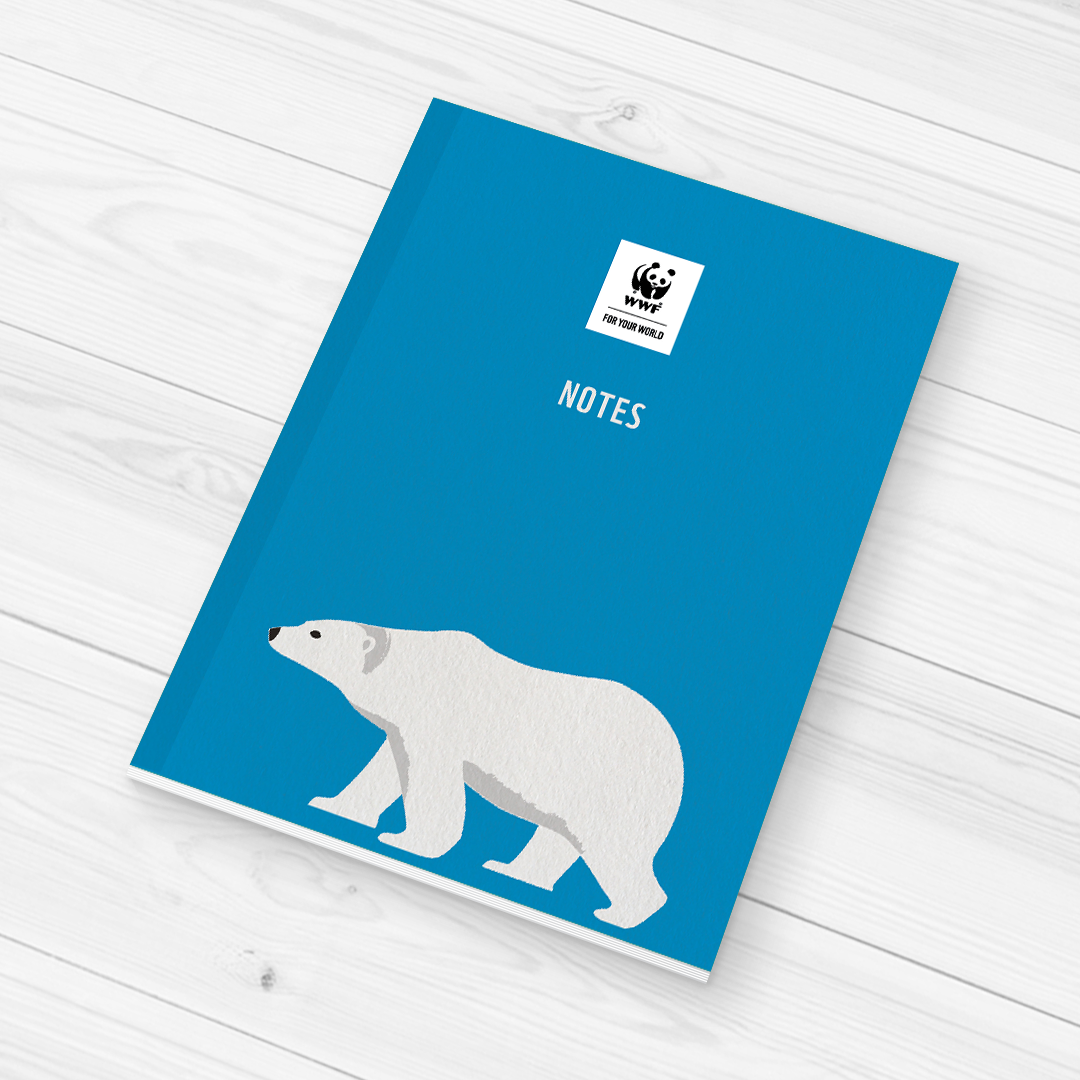 A5 Notebook - Polar Bear