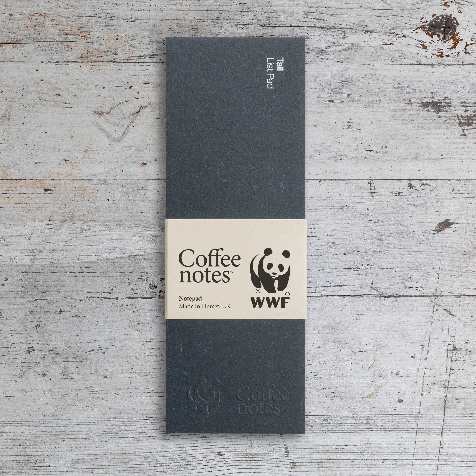 WWF x Coffeenotes List Pad - Navy Wool
