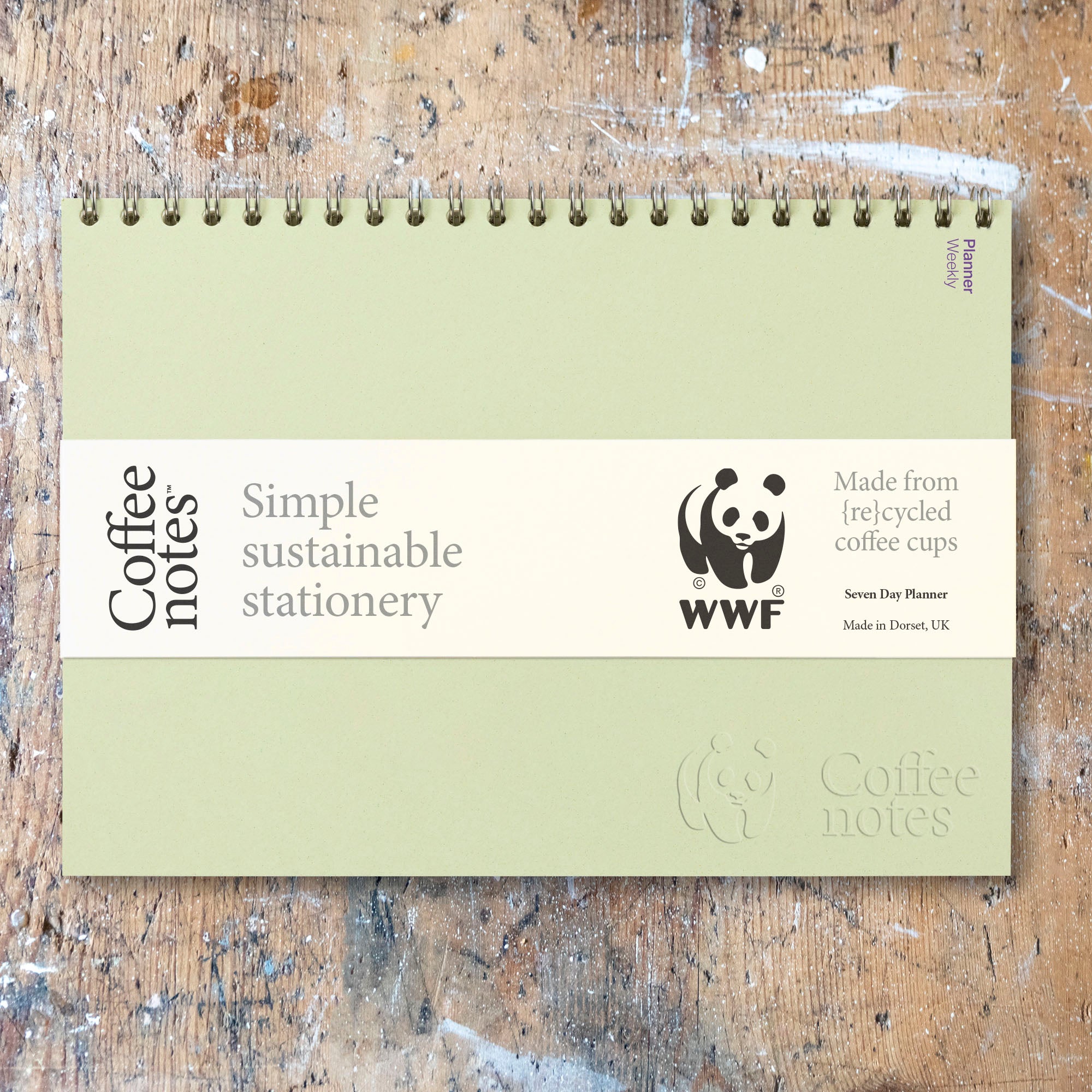 WWF x Coffeenotes Weekly Planner - Kiwi