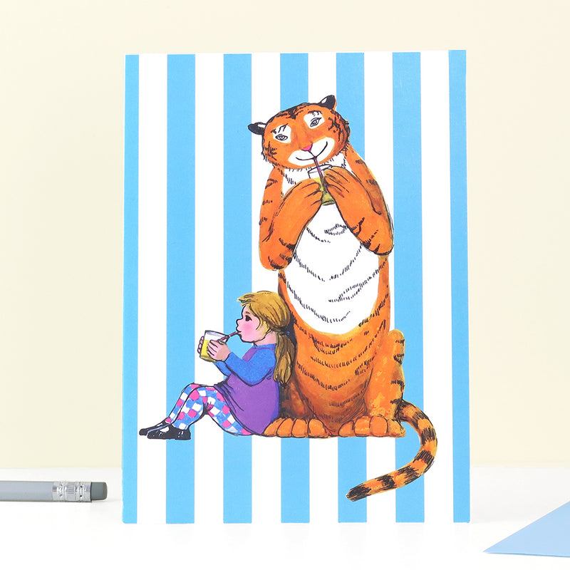 Exclusive The Tiger Who Came to Tea Greeting Cards