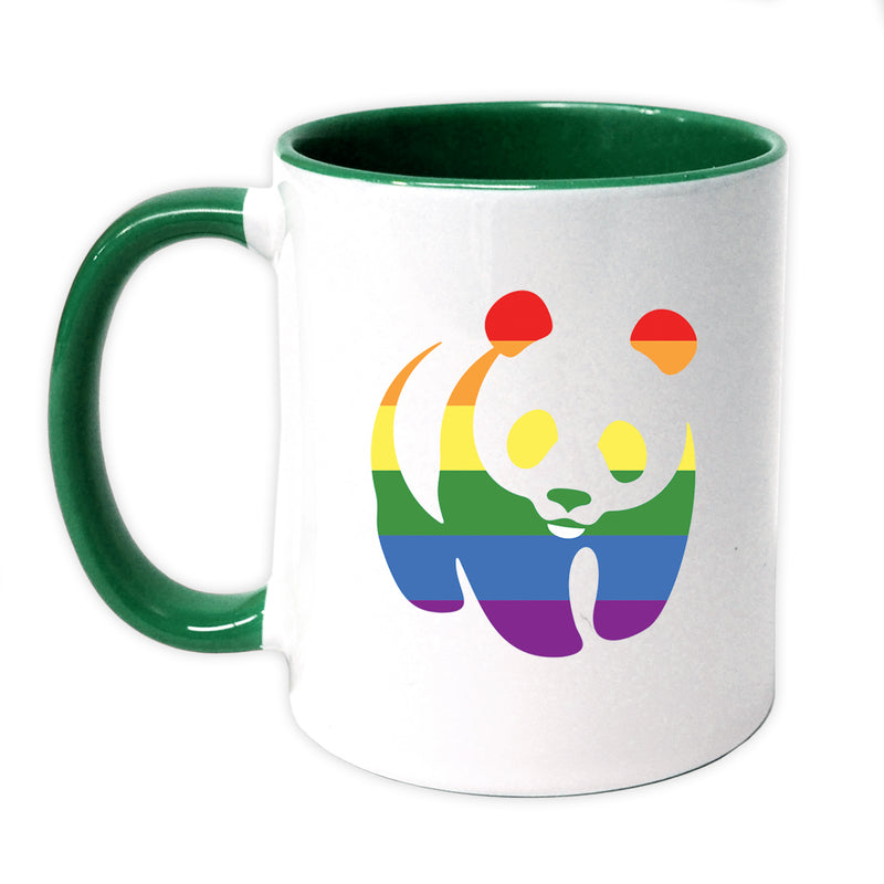 Rainbow Panda Coloured Insert Mug