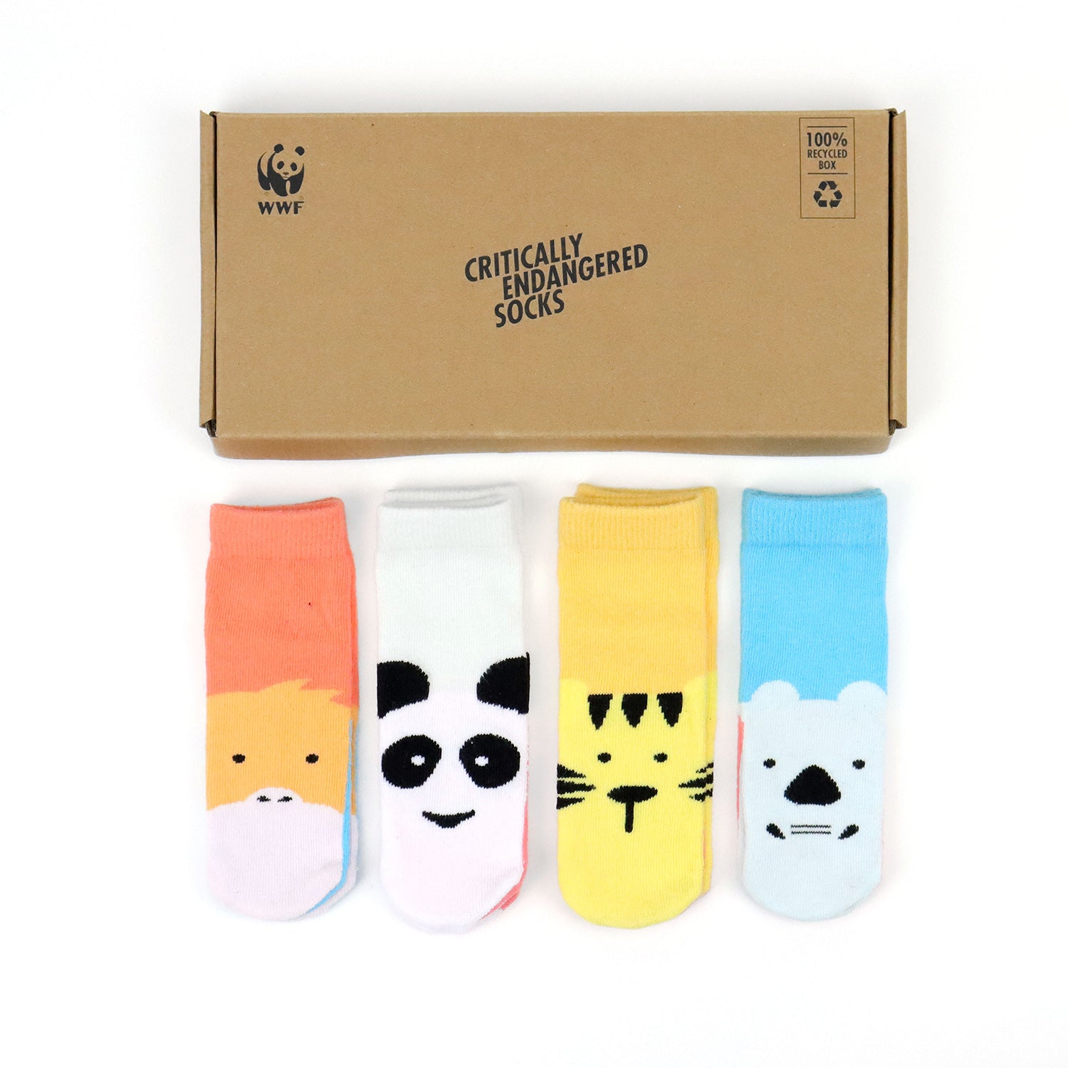 Critically Endangered Baby Socks - Habitats 4 pack