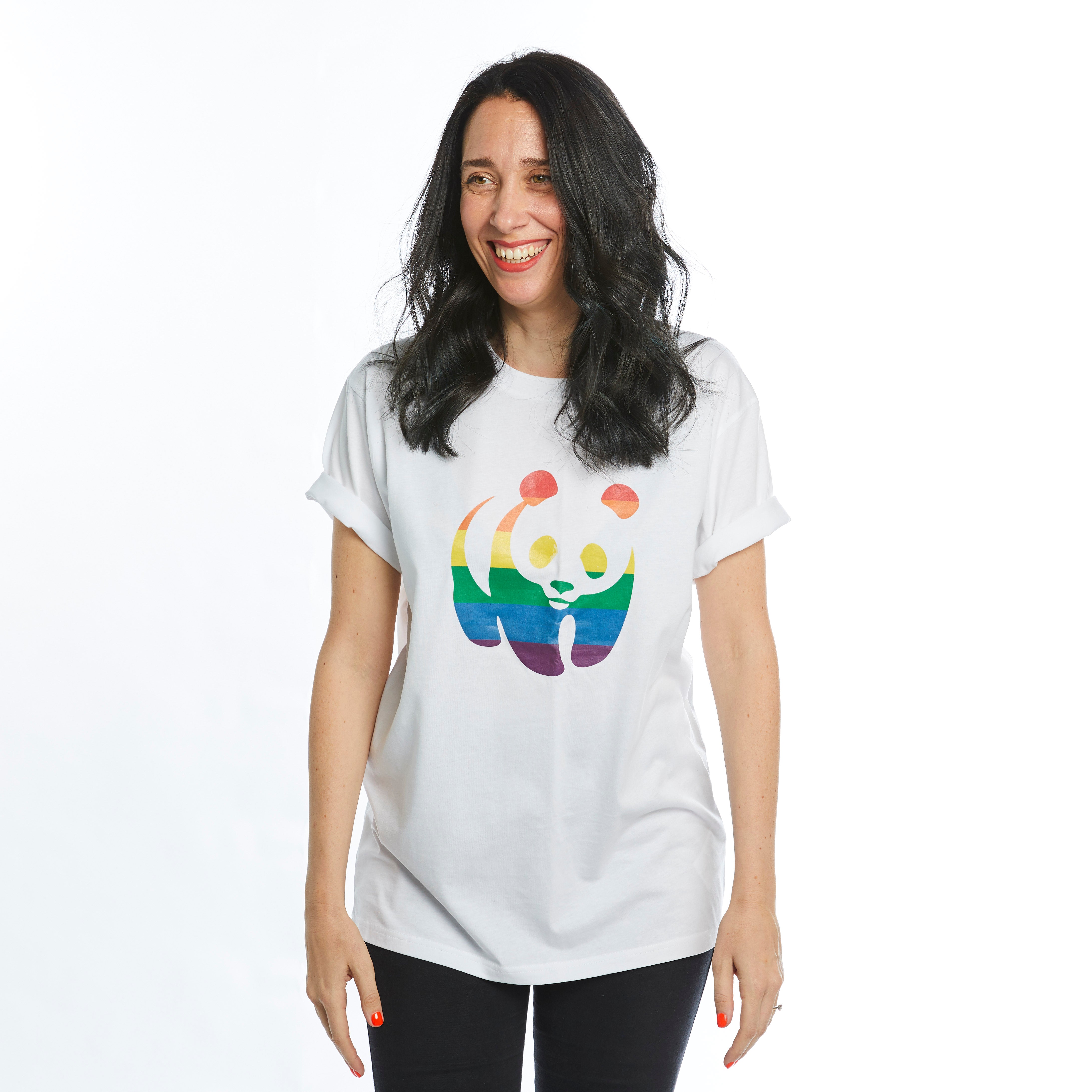 Rainbow Panda Unisex T-shirt