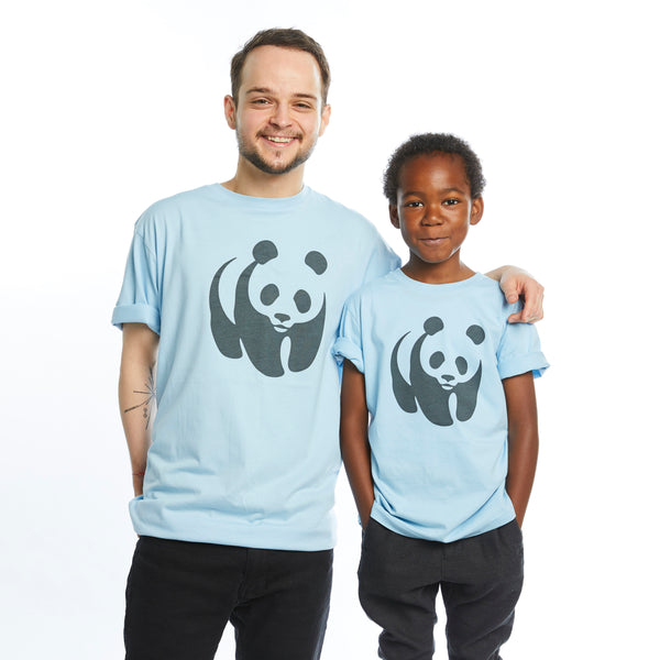 wwf panda steel chair t shirt
