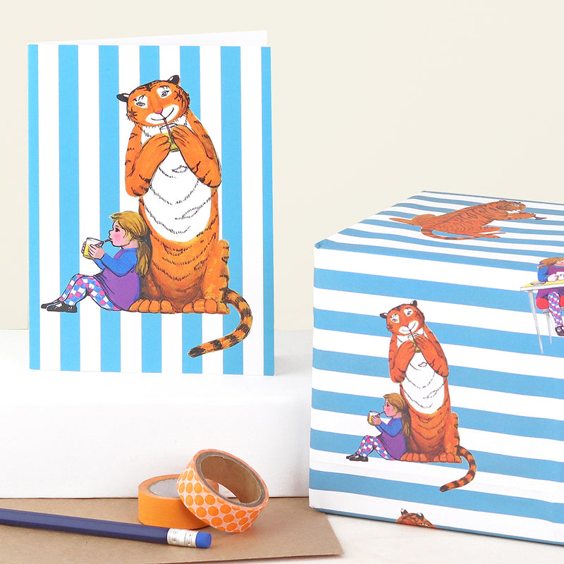 Exclusive The Tiger Who Came to Tea Wrapping Paper