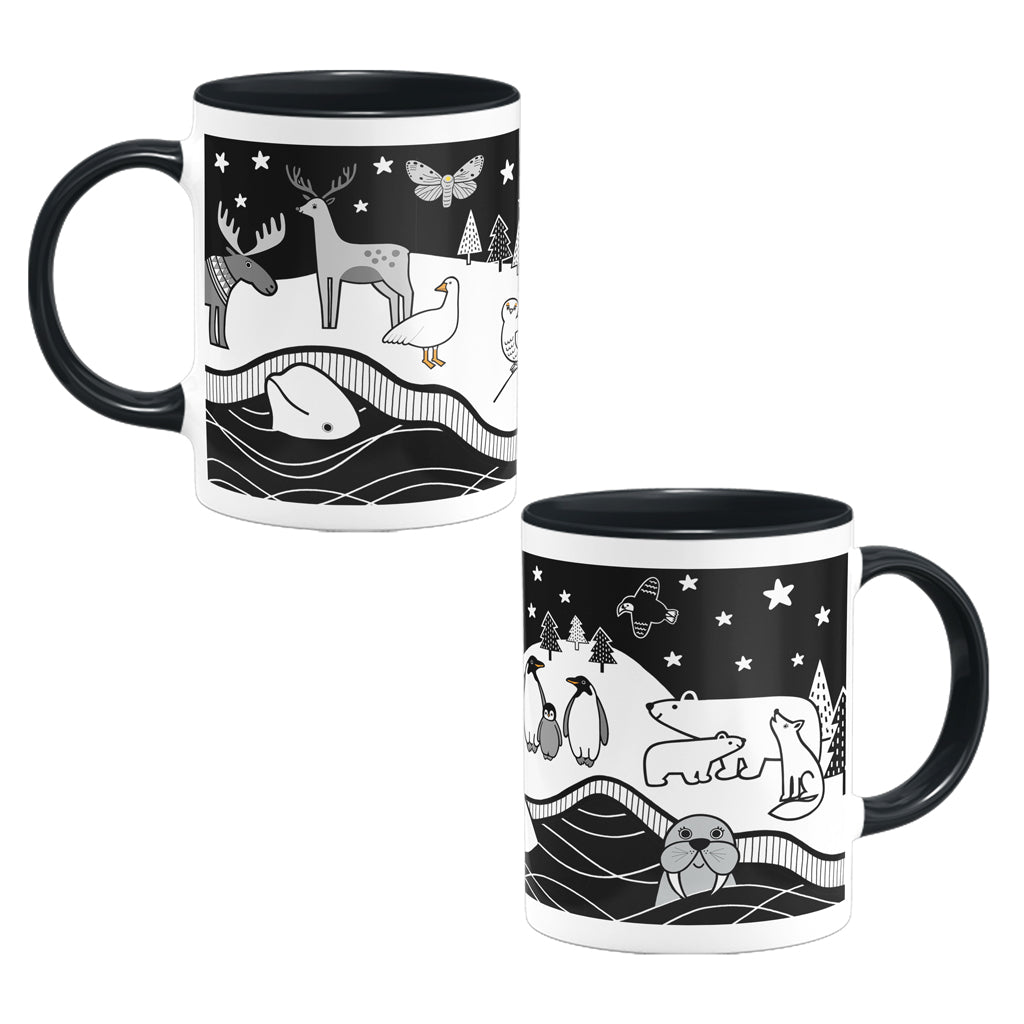 Jane Foster Snowy Animals Mug