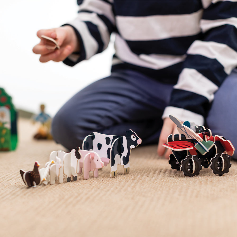 Pop-out & Build Farmyard Play Set